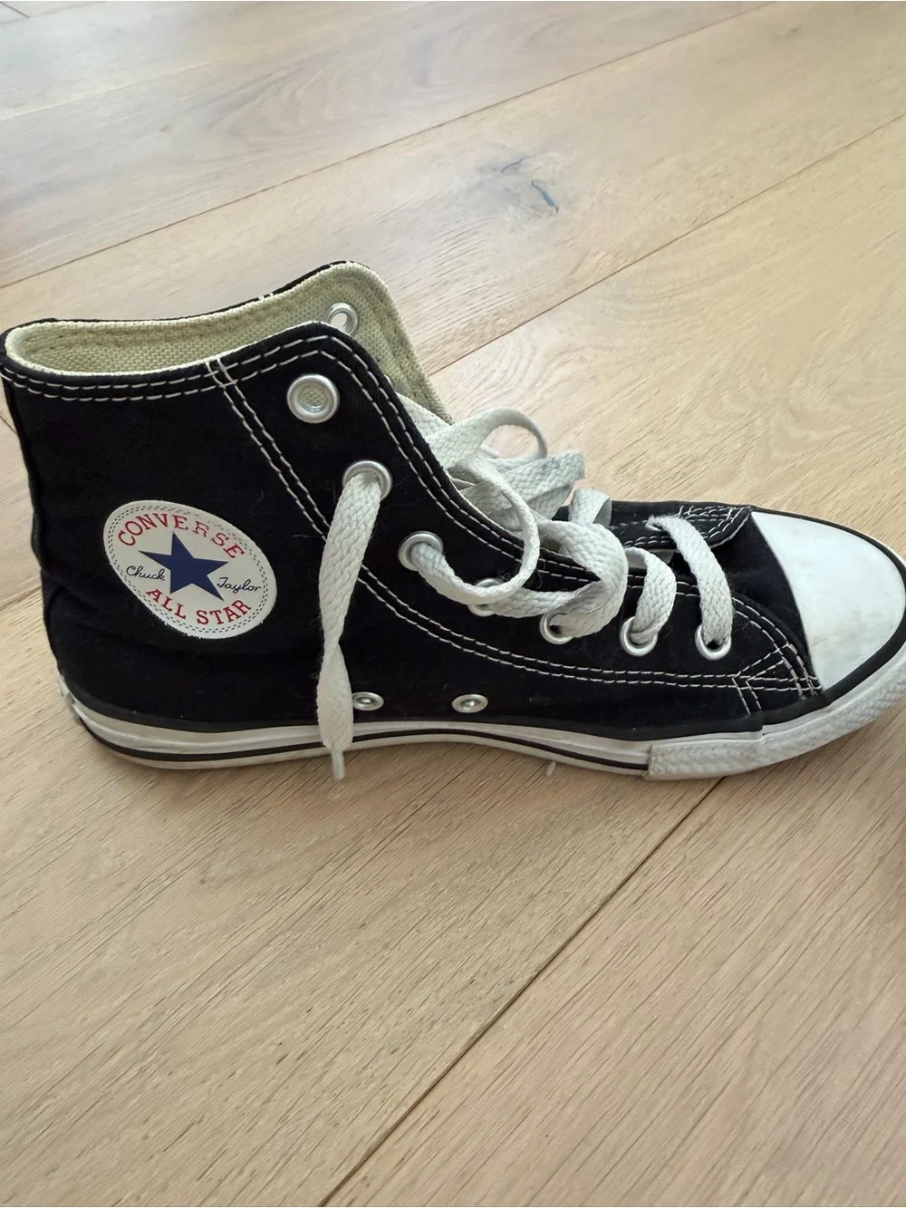 Converse Kids Black and White High-Top Sneakers